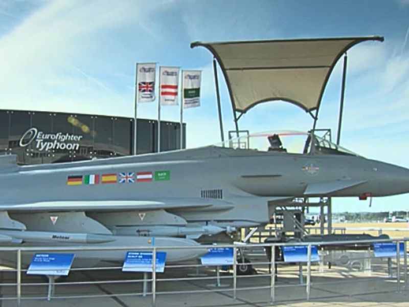 Farnborough Airshow for Eurofighter.