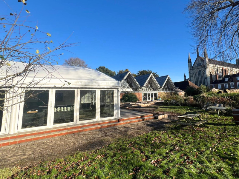 Winchester Cathedral - The Garden Marquee